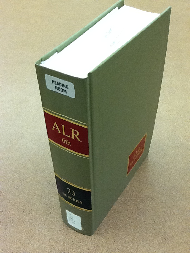 Law Library:  Using the information provided by the Index, go to the approprieate Series, Volume, and Page Number.